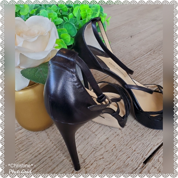 Paul Andrew Ankle Strap Stilettos - Picture 7 of 11